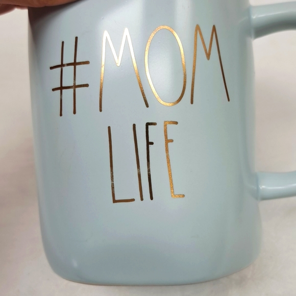 Rae Dunn " # MOM LIFE" ceramic mug - Picture 6 of 6